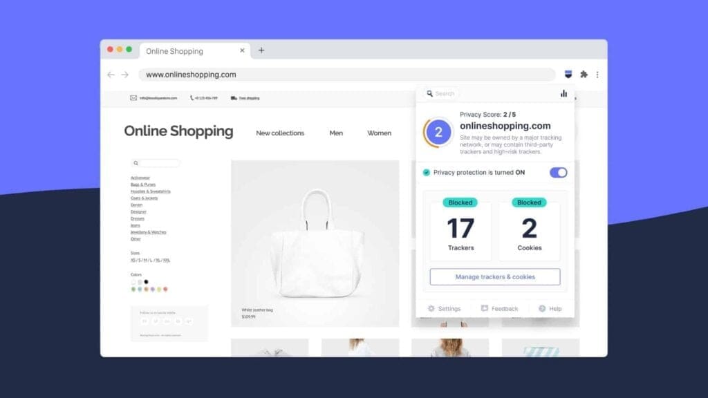 Startpage example
