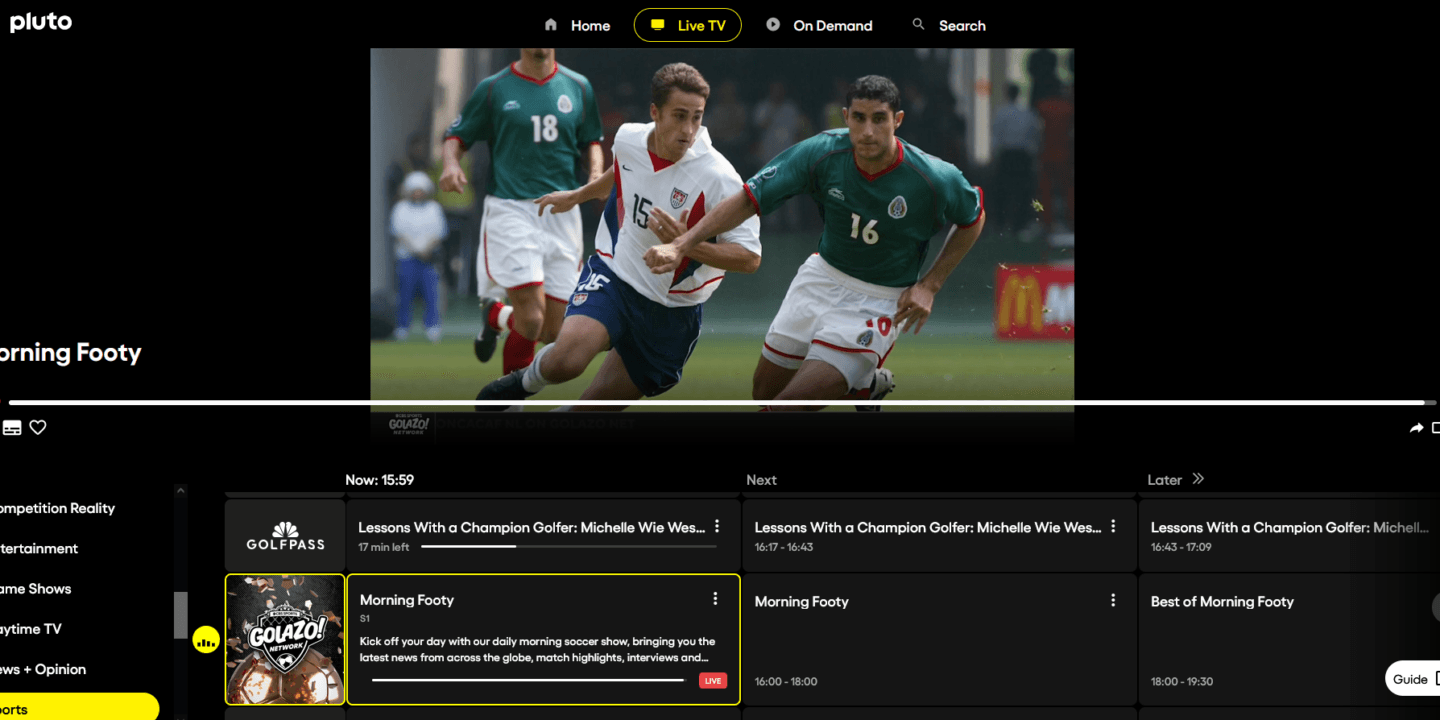 Golazo Network Firefox