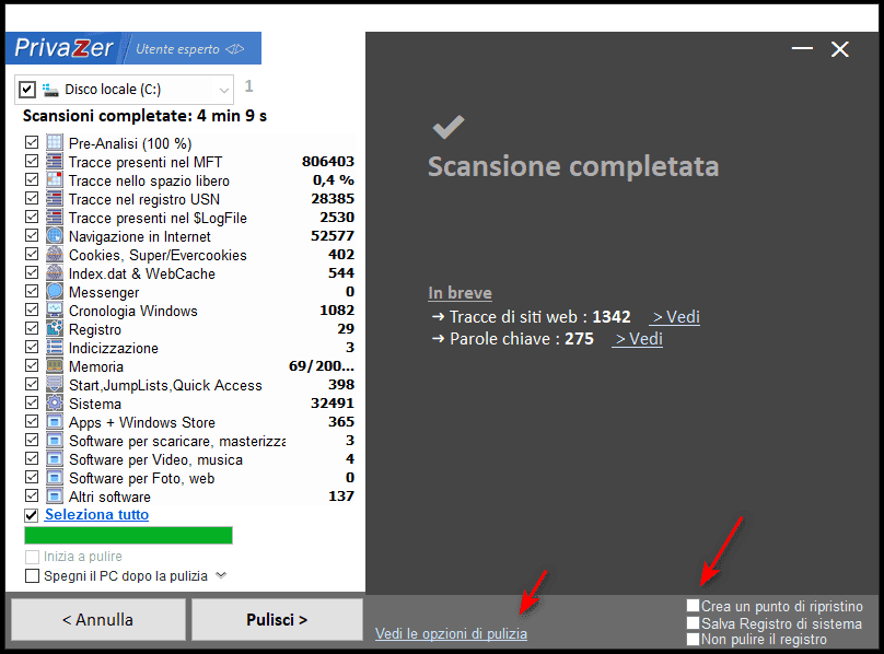 PrivaZer fine scansone