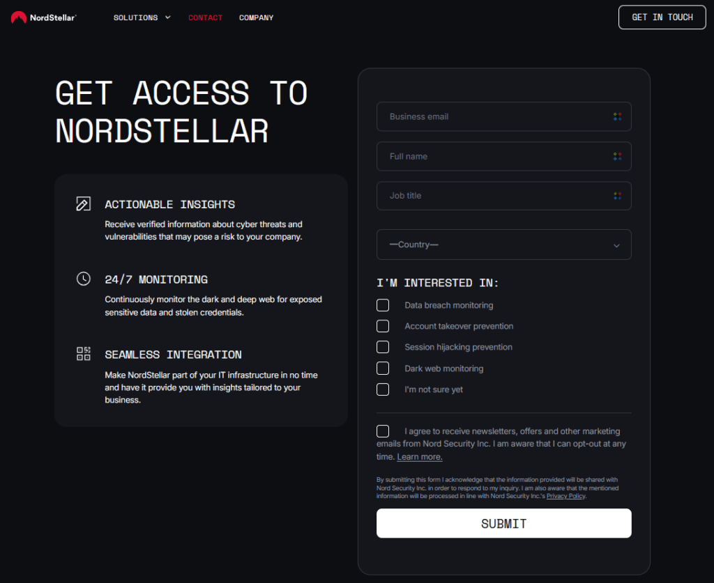 NordStellar contatti