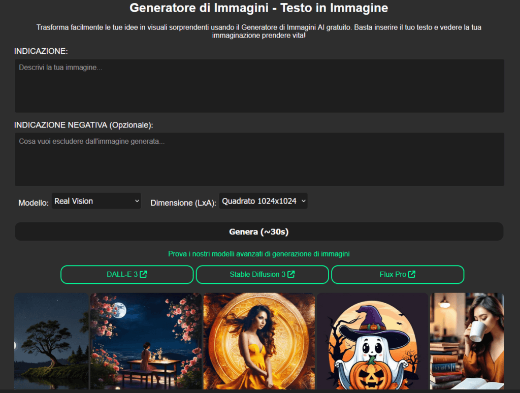 Generatore di Immagini