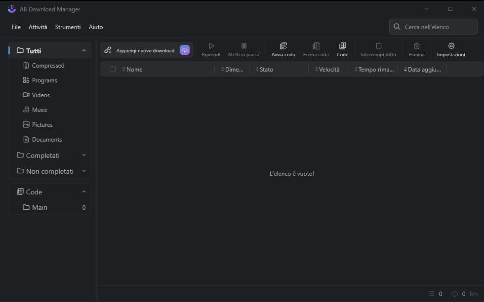 AB Download Manager Home