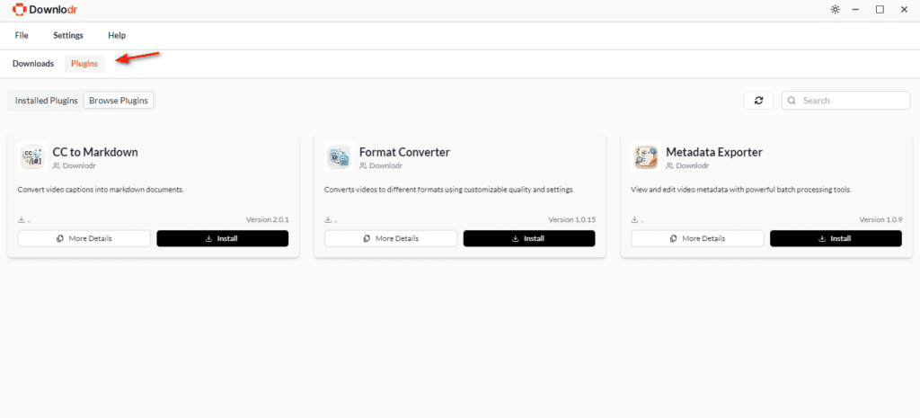 Downlodr plugin